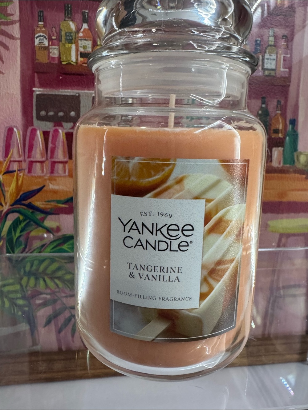LARGE Yankee Candle $42 Tangerine & Vanilla Jar Candle - Smells Delicious